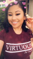 Virtuous tee (burgundy)