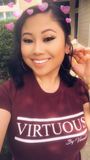 Virtuous tee (burgundy)