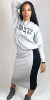 Virtuous hoodie and skirt set